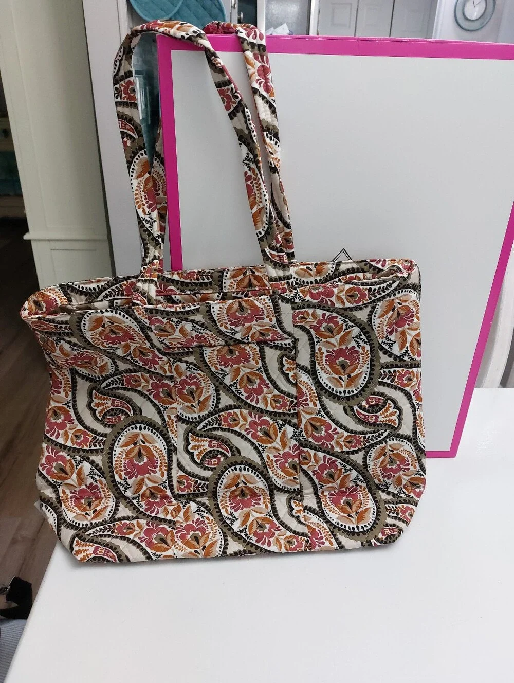 Original Zip Tote Blooming Paisley NWT